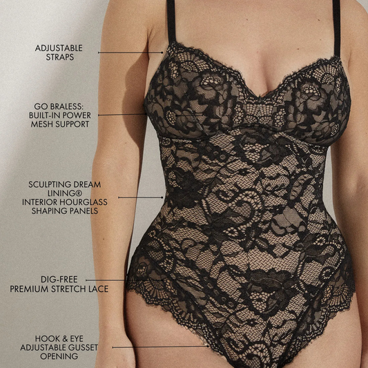 Shaping Lace Shapewear Bodysuit
