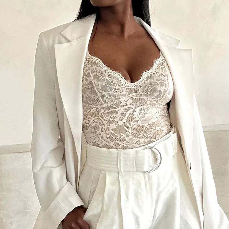 Shaping Lace Shapewear Bodysuit