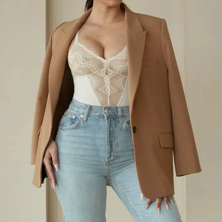 Sculpting Lace Shapewear Bodysuit
