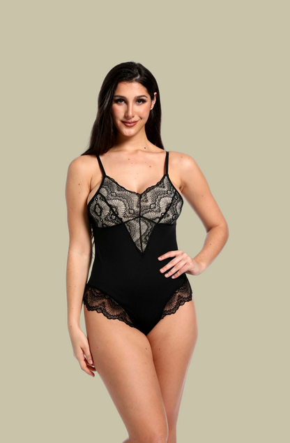 Sculpting Lace Shapewear Bodysuit