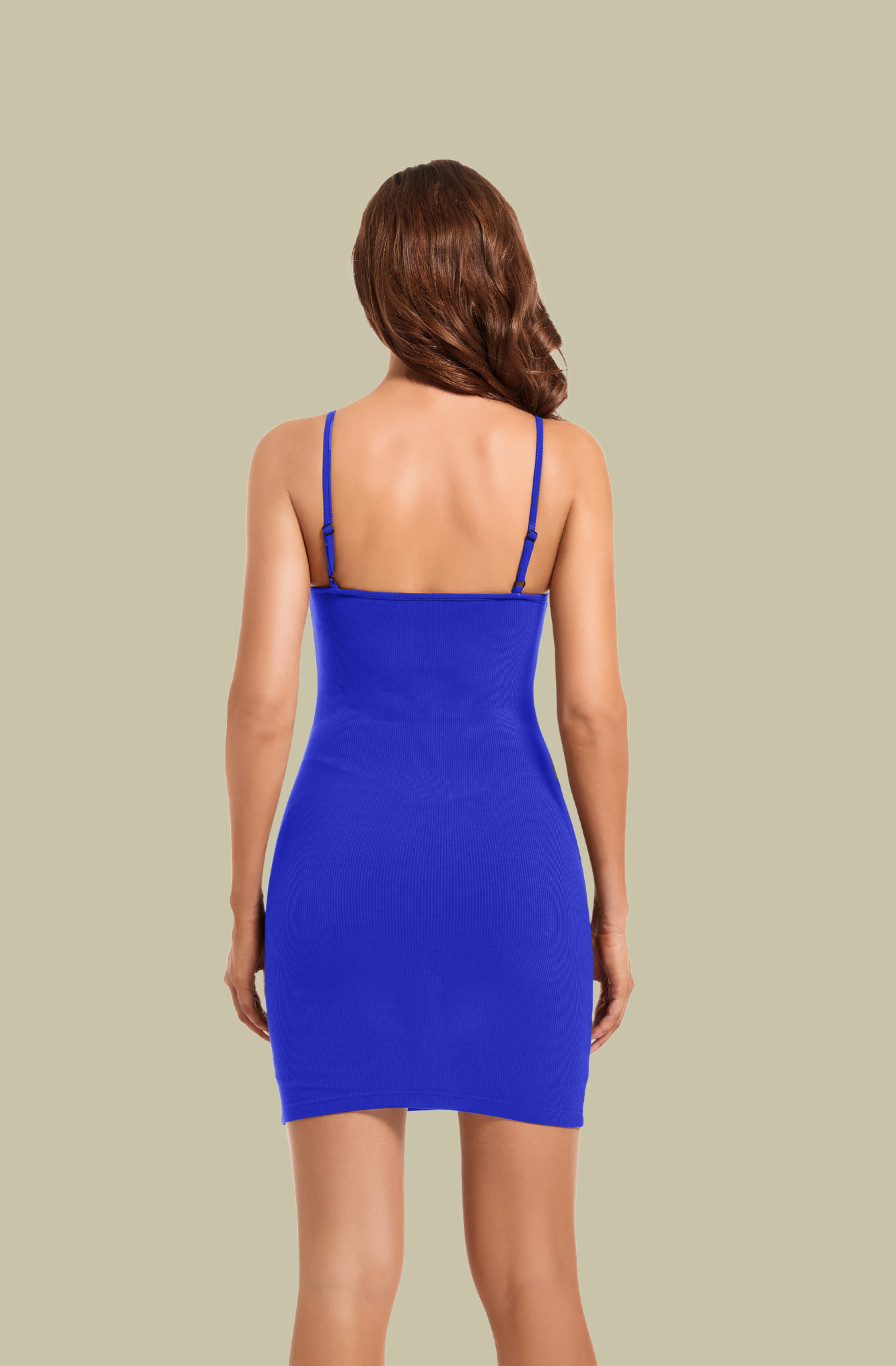 Built-In Shapewear Slip Mini Lounge Dress